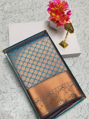 Kanchipuram Semi Silk Saree Exquisite Craftsmanship & Vibrant Elegance