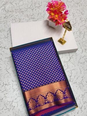 Kanchipuram Semi Silk Saree Exquisite Craftsmanship & Vibrant Elegance