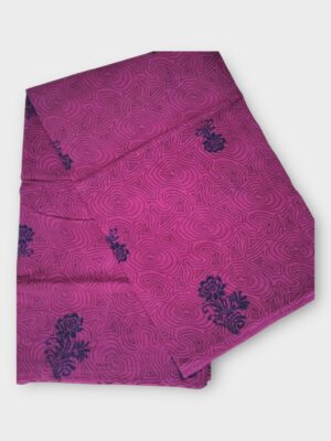 Lavender Borderless Cotton Saree Soft, Minimal & Elegant Drape