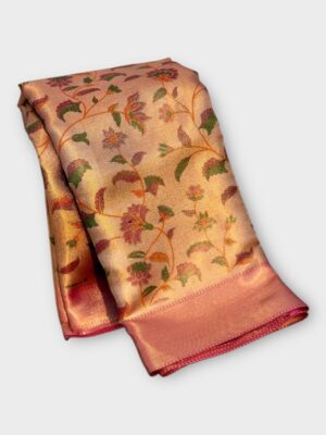 Latest Banarasi Soft Tissue Saree – Full Zari Weaving Elegance