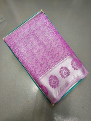Rose Grand Wedding Kanchipuram Silk Saree Romantic Elegance & Timeless Luxury