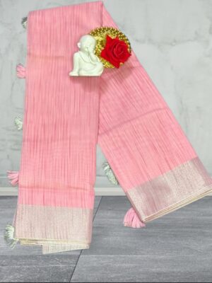 Elegant Cotton Saree with Printed Blouse