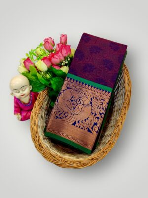 Elegant Soft Woven Saree with Printed Blouse