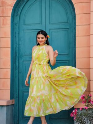 Floral Georgette Indian Ethnic Kurti
