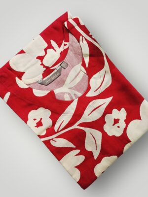 Exquisite Three Quarter Sleeve Kurti in Rayon and Cotton