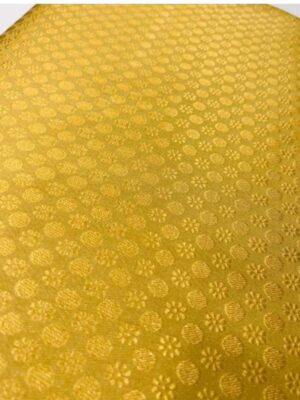 Radiant Yellow Banarasi Silk Blouse for Women