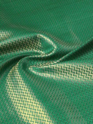 Elegant Teal Green Banarasi Silk Blouse for Women