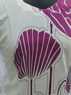 Digital Side Open Tops with Premium Rayon and Rich Floral Pattern