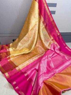 Luxurious Banarasi Katan Tissue Soft Silk Saree with Multiple Blouses