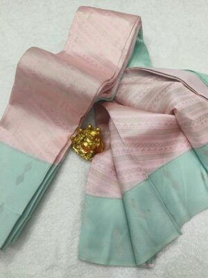 Exquisite Indian Ethnic Semi Soft Silk Saree