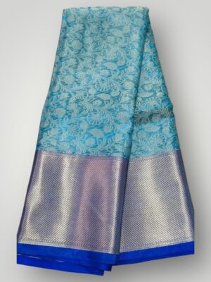 Bridal Katan Silk Saree with Running Blouse Timeless Elegance & Bridal Splendor