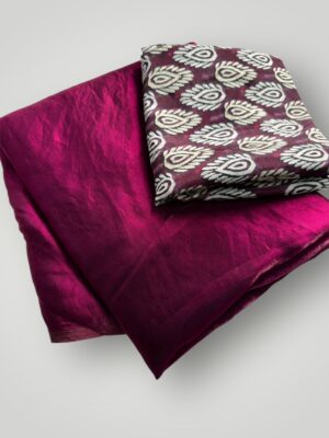 Soft Silk Casual Wear Saree with Running Blouse