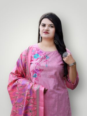 Floral Cotton Handloom Kurti Breathable Comfort with Timeless Charm