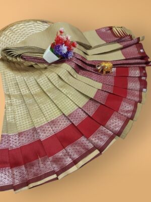 Elegant Soft Tusshar Silk Cotton Saree