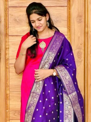 Elegant Silk Kurtis - Ethnic Festive Wear