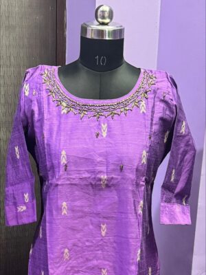 Elegant Ethnic Cotton Silk Kurti