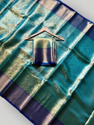 Exquisite Silk Semi Kanchivaram Saree