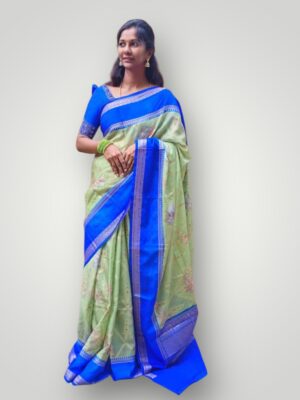 Elegant Silk Printed Festive Saree
