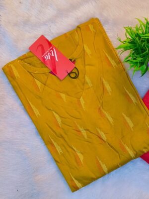 Elegant Ethnic Floral Cotton Kurti