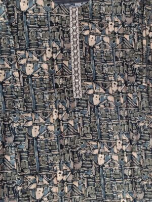 Trendy Abstract Print Rayon Kurta