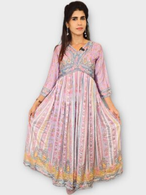 Elegant Floral Georgette Kurti