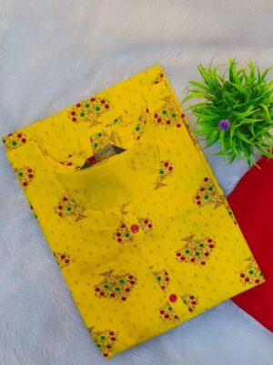 Elegant Ethnic Cotton Kurti