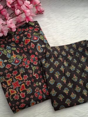 Floral Cotton Kurti with Pant - Perfect Ethnic Wear