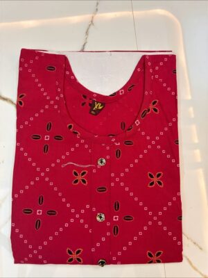 Floral Cotton Ethnic Wear Kurti