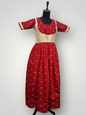 Elegant Ethnic Silk Cotton Kurti