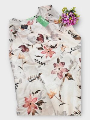 Trendy Floral Print Kurta - Visco Silk
