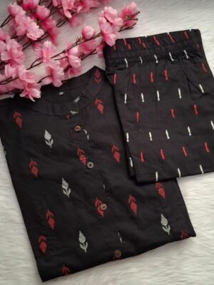 Elegant Ethnic Cotton Kurti Set
