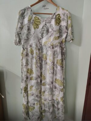 Trendy Georgette Floral Kurti – Elevate Your Ethnic Wear Collection