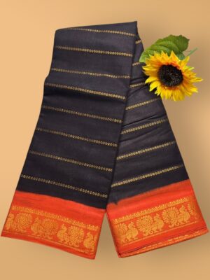 Elegant Valthari Pure Sungudi Cotton Saree