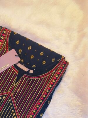 Elegant Floral Cotton Kurti