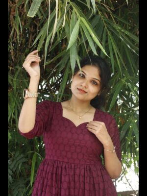 Hakoba Cotton Floral Kurti – Trendy Ethnic Wear