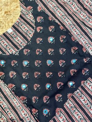 Trendy Floral Cotton Kurti - Perfect for Festive Collection