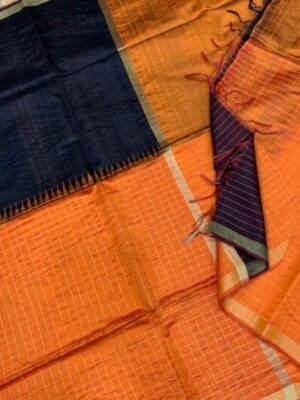 Silk Festive Wear Printed Saree with Floral Border