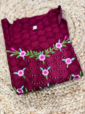 Stylish Floral Cotton Kurti - Perfect for Festive Collection