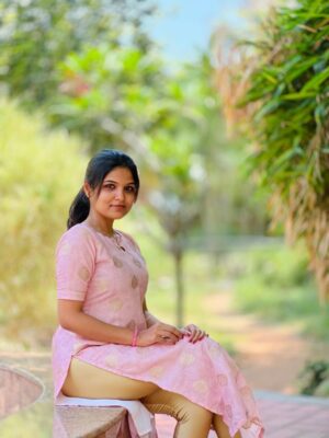 Elegant Raw Silk Floral Kurti – Festive Collection
