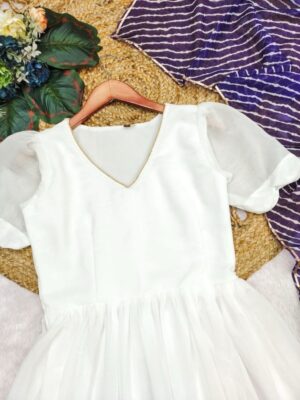 Elegant Chiffon Floral Kurti