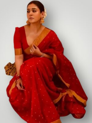 Elegant Silk Semi Kanchivaram Saree