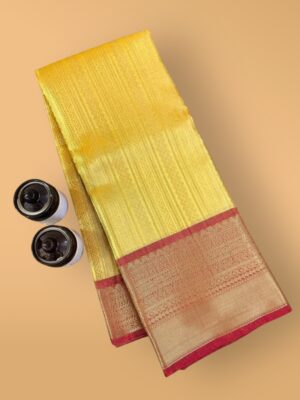 Elegant Silk Jacquard Festive Saree with Printed Blouse