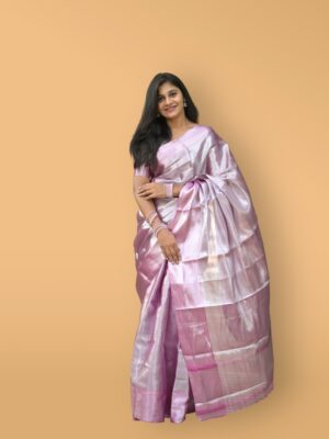 Kanchipuram Silk Festive Printed Saree with Zari Border