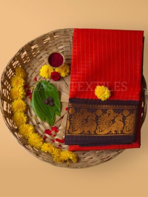Pure Sungudi Cotton Saree with Annam Border