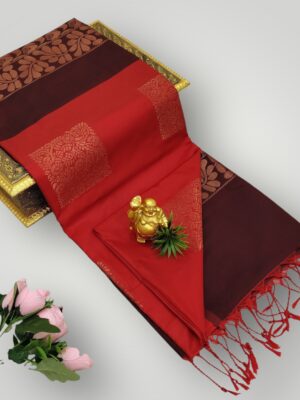 Trendy Soft Silk Wedding Saree with Running Blouse