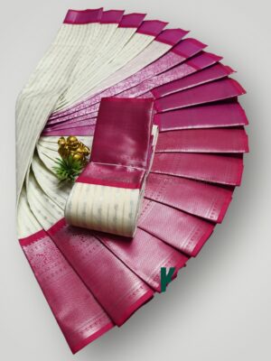 Exquisite Tana Silk Saree with Korvai Border