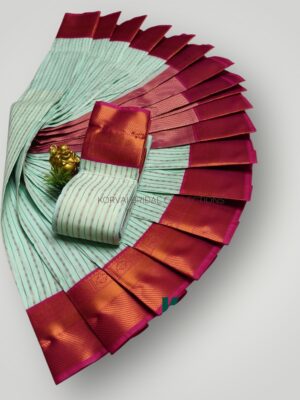 Exquisite Tana Silk Saree with Korvai Border