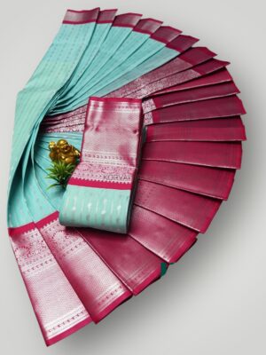 Exquisite Tana Silk Saree with Korvai Border