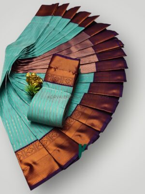 Elegant Tana Silk Saree with Kuppadam Vairaoosi Ornamentation