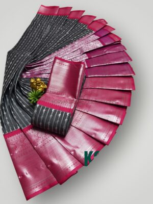 Elegant Tana Silk Saree with Kuppadam Vairaoosi Ornamentation